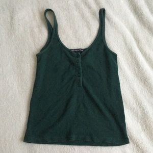 Forest green brandy tank